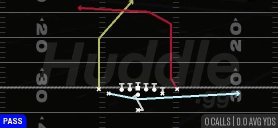 PA CHEAT POST CROSS - Singleback Tight Y Off