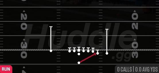 HB MID ZONE - Singleback Wing Close