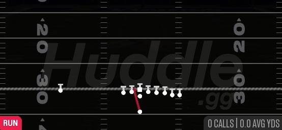 HB INSIDE ZONE - Singleback Wing Pair