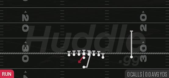 FAKE HB ZONE QB BOOT LT - Singleback Wing Tight Z