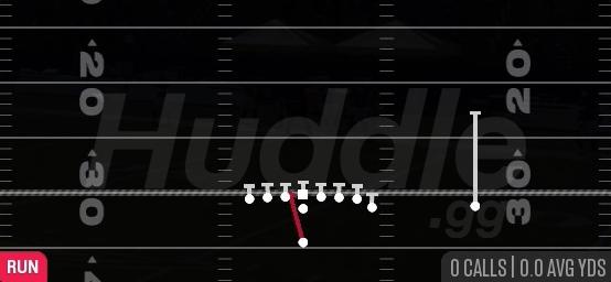 HB INSIDE ZONE - Singleback Wing Tight Z