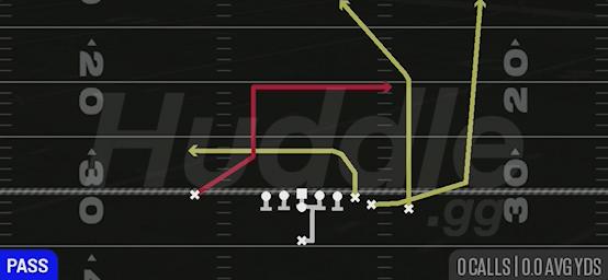 PA SWITCH WR IN - Singleback Y Trips Close Wing
