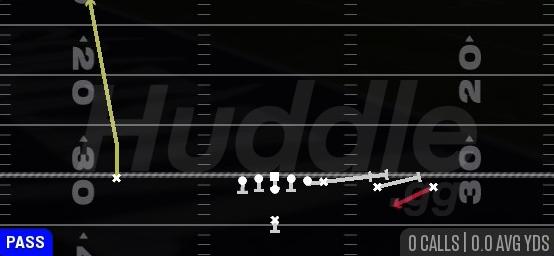 WR SCREEN - Singleback Y Trips TE Slot
