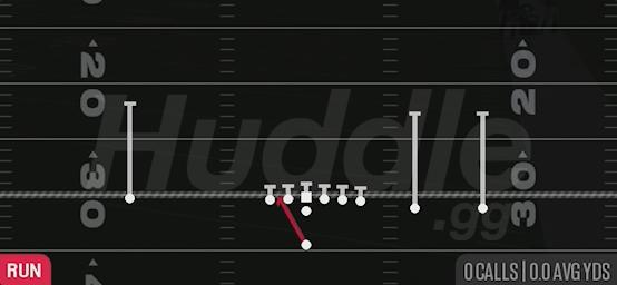 INSIDE ZONE - Singleback Y Trips