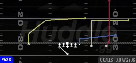 PA READ - Singleback Y Trips