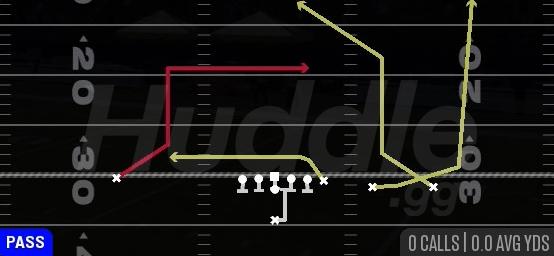 PA WR IN - Singleback Y Trips