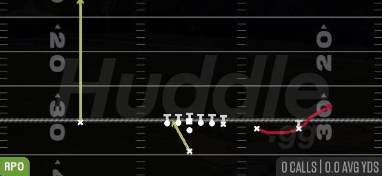 ZONE WK ALERT BUBBLE - Singleback Y Trips